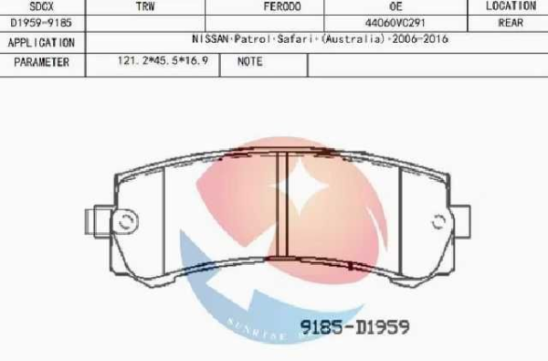 past. freno bramax nissan patrol post d422 (p)