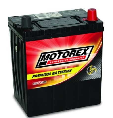bat. motorex b19zl, 12 voltios, 370 cca 18° lrg.: 187mm, anch.: 127mm, alt.: 223mm 1 und