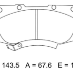 past. freno xtender (d) hilux 4x2 4x4 diesel (08 ) land cruiser (08 17)