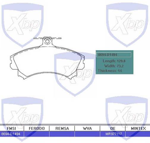 past. freno xtender (d) baic x25