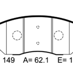 past. freno xtender (d) captiva sp1204