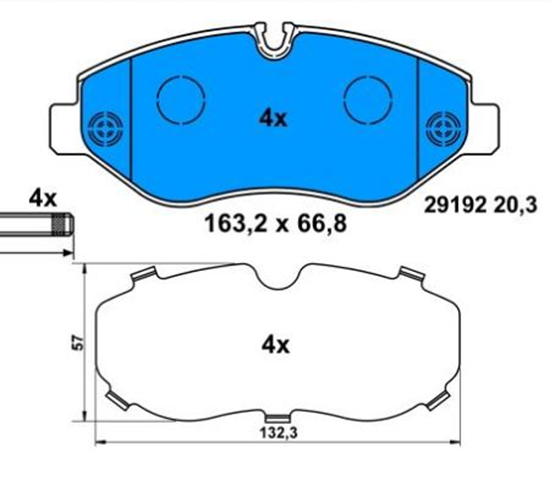 past. freno xtender (d) crafter 30 35 50 king long w639 sprinter 906
