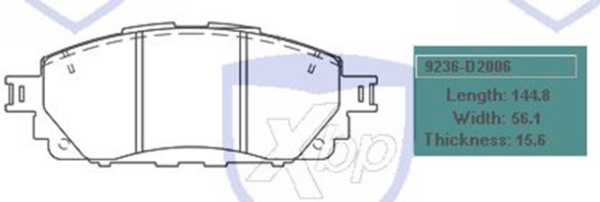 past. freno xtender (d) new hilux (17 ) innova (17 )