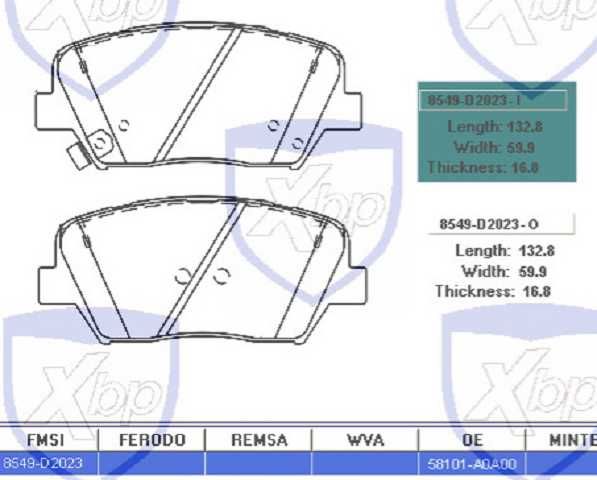 past. freno xtender (d) creta