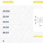 discos freno hf hyundai elantra 1.6 1.8 2.0 16v 92 98 (v d)