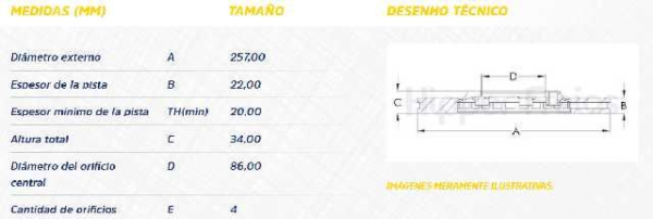 discos freno hf hyundai elantra 1.6 1.8 2.0 16v 92 98 (v d)