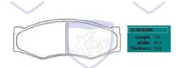 past. freno xtender (d) pick up (83 85) vanette