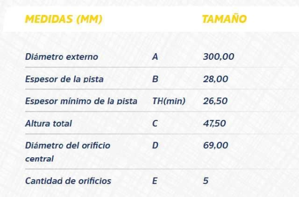 discos freno hf 300mm hyundai tucson ix 2.0 kia sportage r 10 16 creta 1.6 17 21 1.5 21 24 (v d)