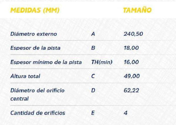 discos freno hf bd7500 240.50 mm kia picanto 1.0 1.1 05 11 picanto r 1.0 1.2 12 17 hyundai i10 1.1 1.2 09 15 (v d)