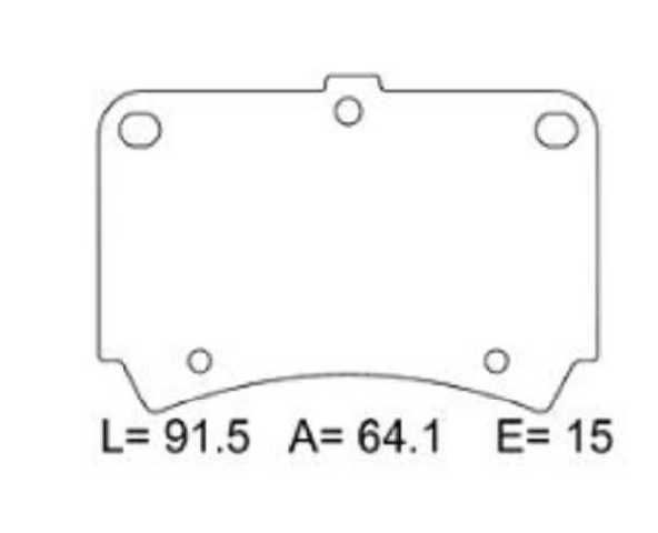 past. freno xtender (d) rio mazda 323