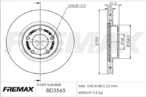 discos frenos fremax mazda cx30 295mm
