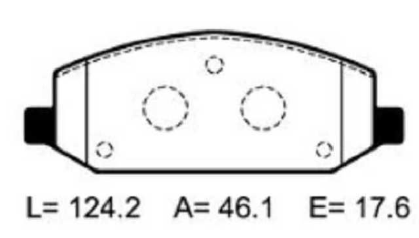 past freno sangsin chevrolet sail 1.4 10 19 del