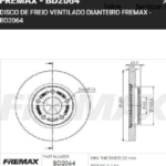 discos freno fremax 280mm nisan sentra b17 advance 