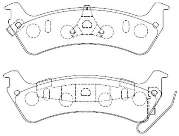 pastilla (posterior) grand cherokee (94 98) d666