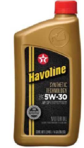 aceite havoline super premiun sintetico sae 5w30 sn