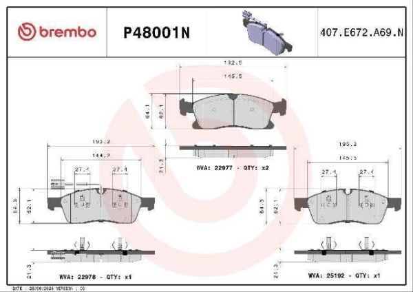 past freno brembo maserati d levante d1904 con sensor