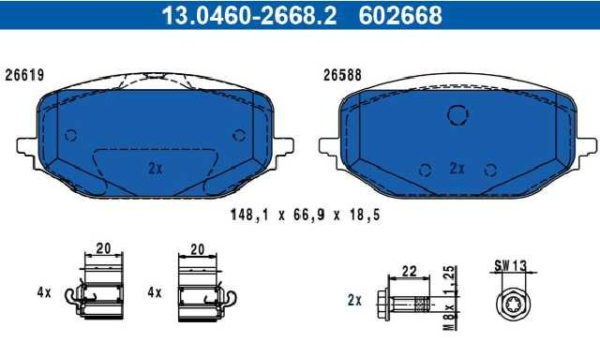 past freno ate (d) berlingo 1.6 (19 20) 308 (09 24) 3008 16 24) partner 1.6 (19 24) rifter (19 24)