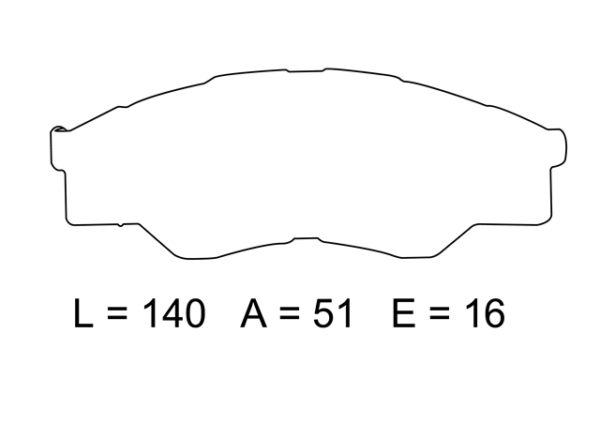 past. freno xtender (d) hilux 2.7 vvti 4x2