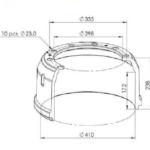 tambor de freno winsun 3644210001
