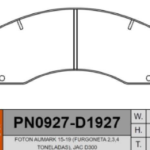 past freno brake pack jac 1040 aumark 