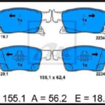 past. freno xtender (d) nuevo cruze 1.5 turbo con disco de 276mm