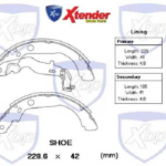 zapata de freno xtender duster 4x2