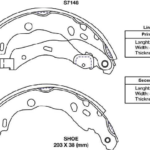 zapata freno xtender clio logan symbol sistema bosch