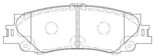 PAST. FRENO DFC TOYOTA LAND CRUISER PRADO (P)