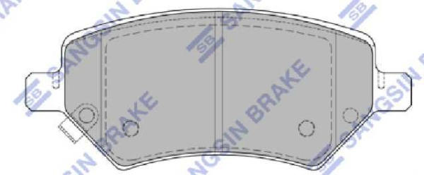 PAST FRENO SANGSIN CHERRY ARRIZO 5 PRO 23-25 DEL 131.60MM LARGO