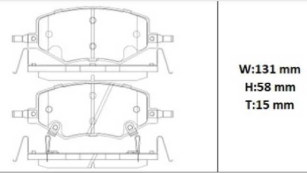 PAST. FRENO LS JAC JS8