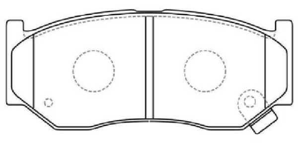 PAST. FRENO ICER SUZUKI SWIFT HIBRIDO D668