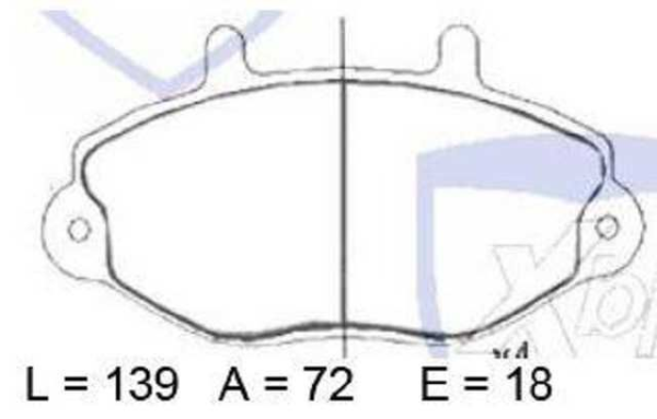 past. freno xtender (d) hfc van sunray jac