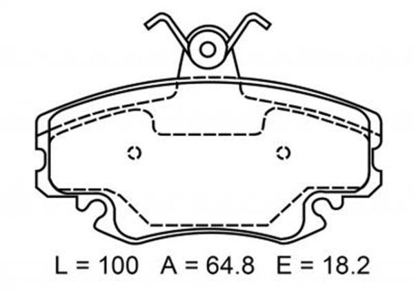 past. freno xtender (d) clio ii logan megane sandero