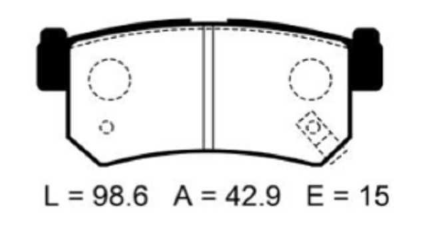 past. freno sangsing sangyong korando rexton (p)