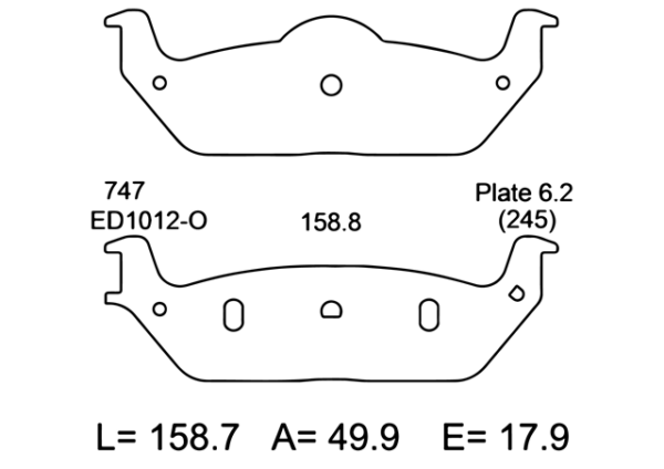 past. freno sangsing (p) ford f150 (d1012)