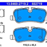 past. freno ate (p) land rover discovery iii (04 09) range rover iii (05 12)