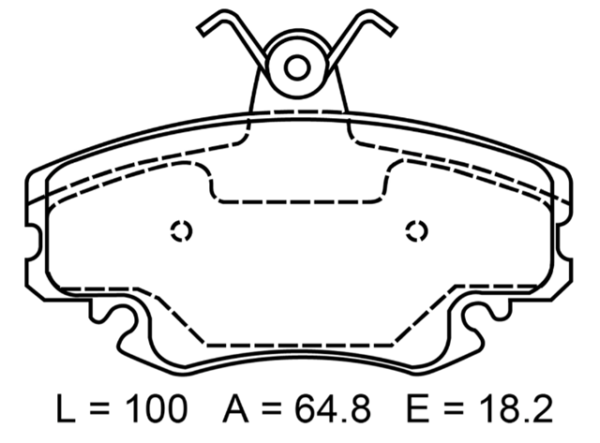 past. freno ate (d) clio ii logan megane sandero