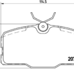 past. freno ate (d) c126 clase s 380 500sec