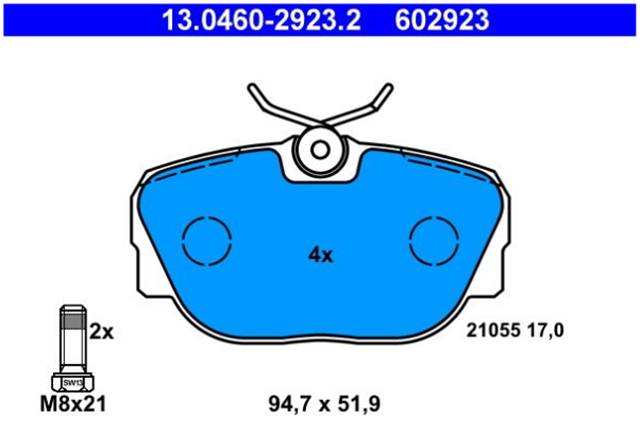 past. freno ate mercedes benz (d) w201 190 past. freno ate mercedes benz (d) w201 190
