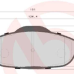 past. freno ate (d) peug 308 3008 (07 09) d1696 8922