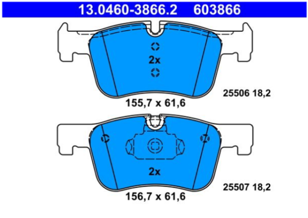 past. freno ate (d) bmw f20 f21 f30 f31 f34 f80 f87 f22 f23 f32 f82 f33 f83 f36 (12 )