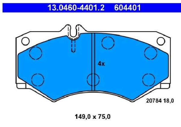 past. freno ate (d) w460 w461 w463 clase g