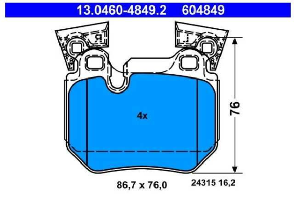 past. freno ate (p) e82 e88 serie 1 (07 13)