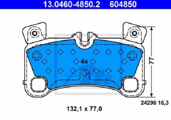 past. freno ate (p) audi q7 (10 15) cayenne (07 10) touareg (02 10)