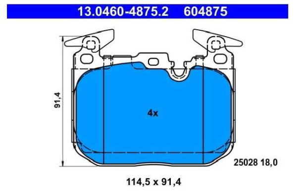 past. freno ate (d) bmw f20 (12 19) f21 (11 ) f22 (13 ) f23 (15 ) f87 (13 ) f80 (11 18) f31 (12