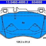 past. freno ate (d) w205 clase c (19 ) glc 200