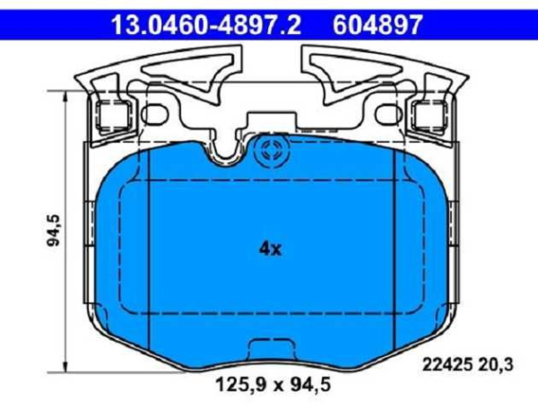 past. freno ate (d) bmw g20 g21 serie 3 (20 ) g42 serie 2 (20 )