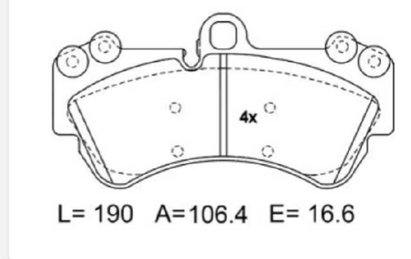 past. freno ate (d) q7 cayenne touareg