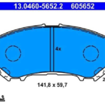 past. freno ate (d) qashqai ii j11 rogue (2 filas de asientos) (14 17)