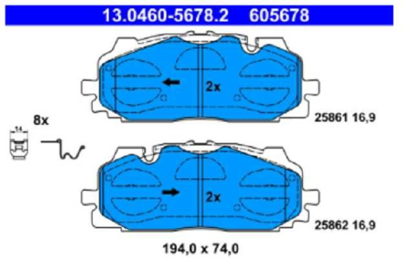 past. freno ate (d) q8 (18 )